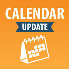 Calendar image with text "Calendar Update"