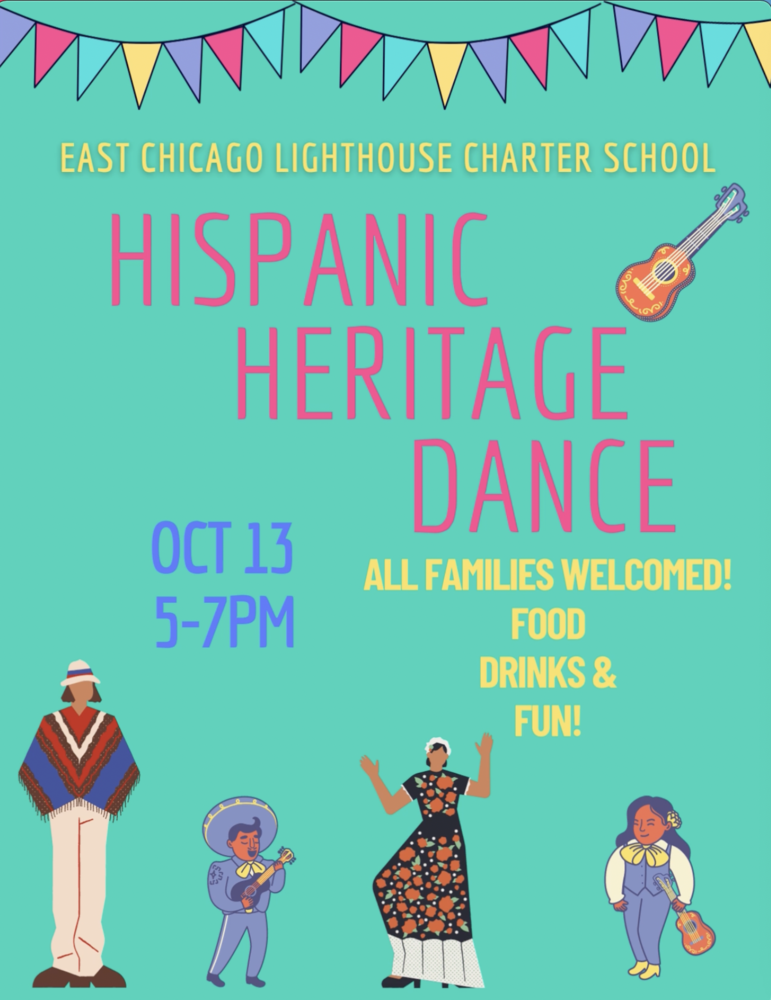 Hispanic Heritage theme flyer